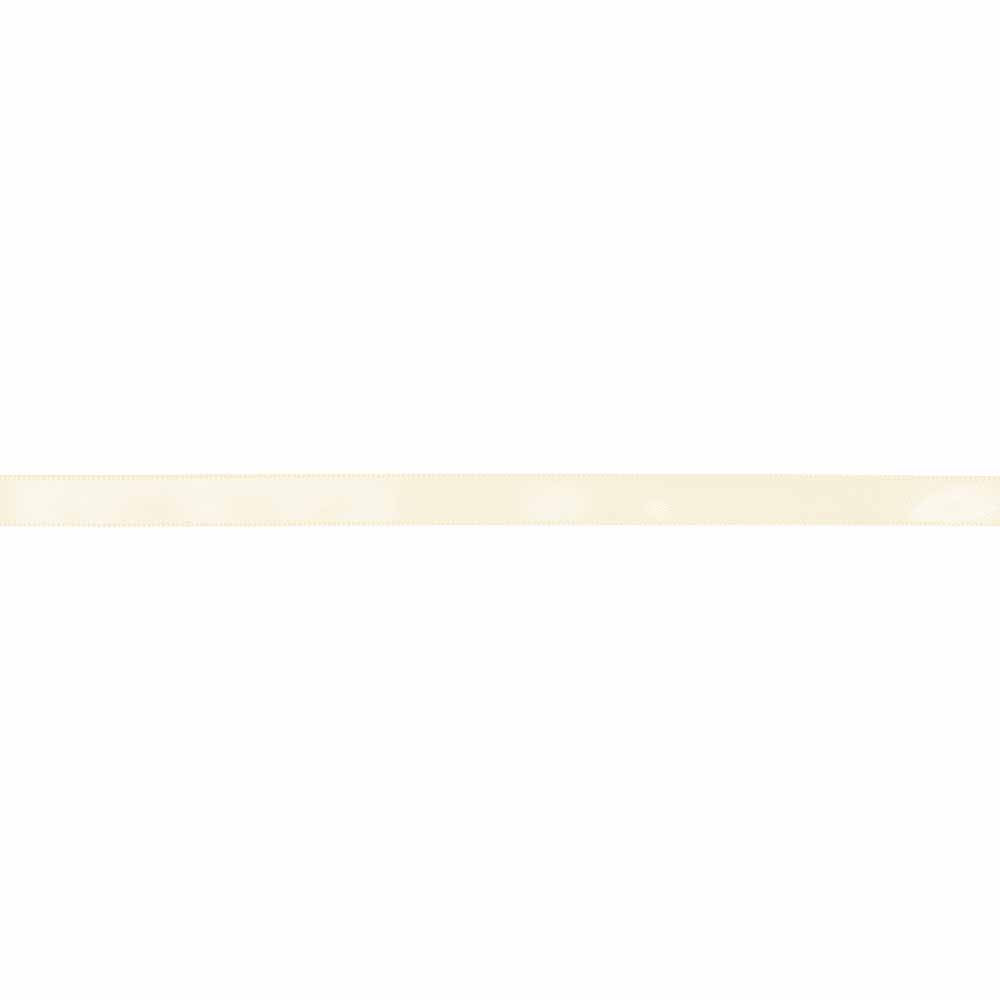 CREATIV DÉCOR Double Face Satin Ribbon 9 mm x 40m - Ecru - alternate view