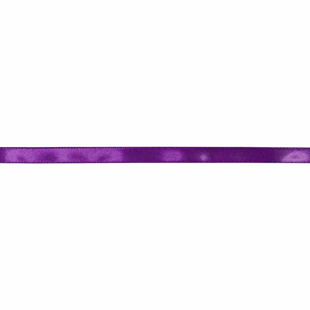 CREATIV DÉCOR Double Face Satin Ribbon 9 mm x 40m - Purple - alternate view