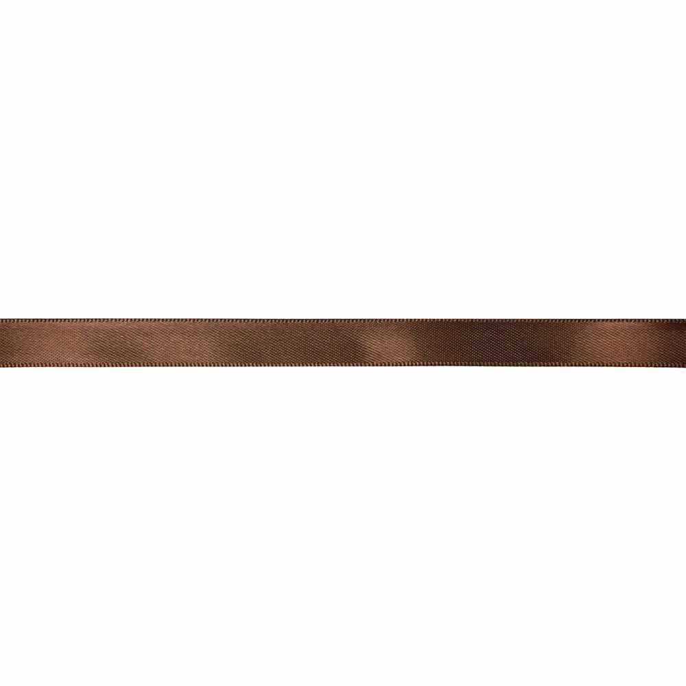 CREATIV DÉCOR Double Face Satin Ribbon 12 mm x 40m - Medium Brown - alternate view