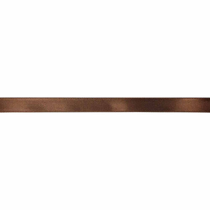 CREATIV DÉCOR Double Face Satin Ribbon 12 mm x 40m - Medium Brown - alternate view