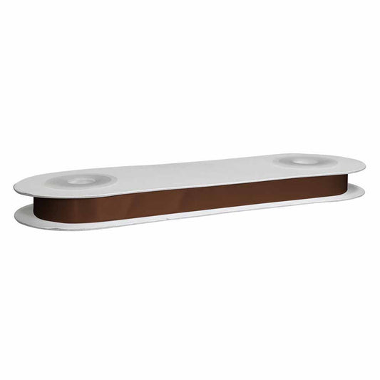 CREATIV DÉCOR Double Face Satin Ribbon 19mm x 25m - Medium Brown