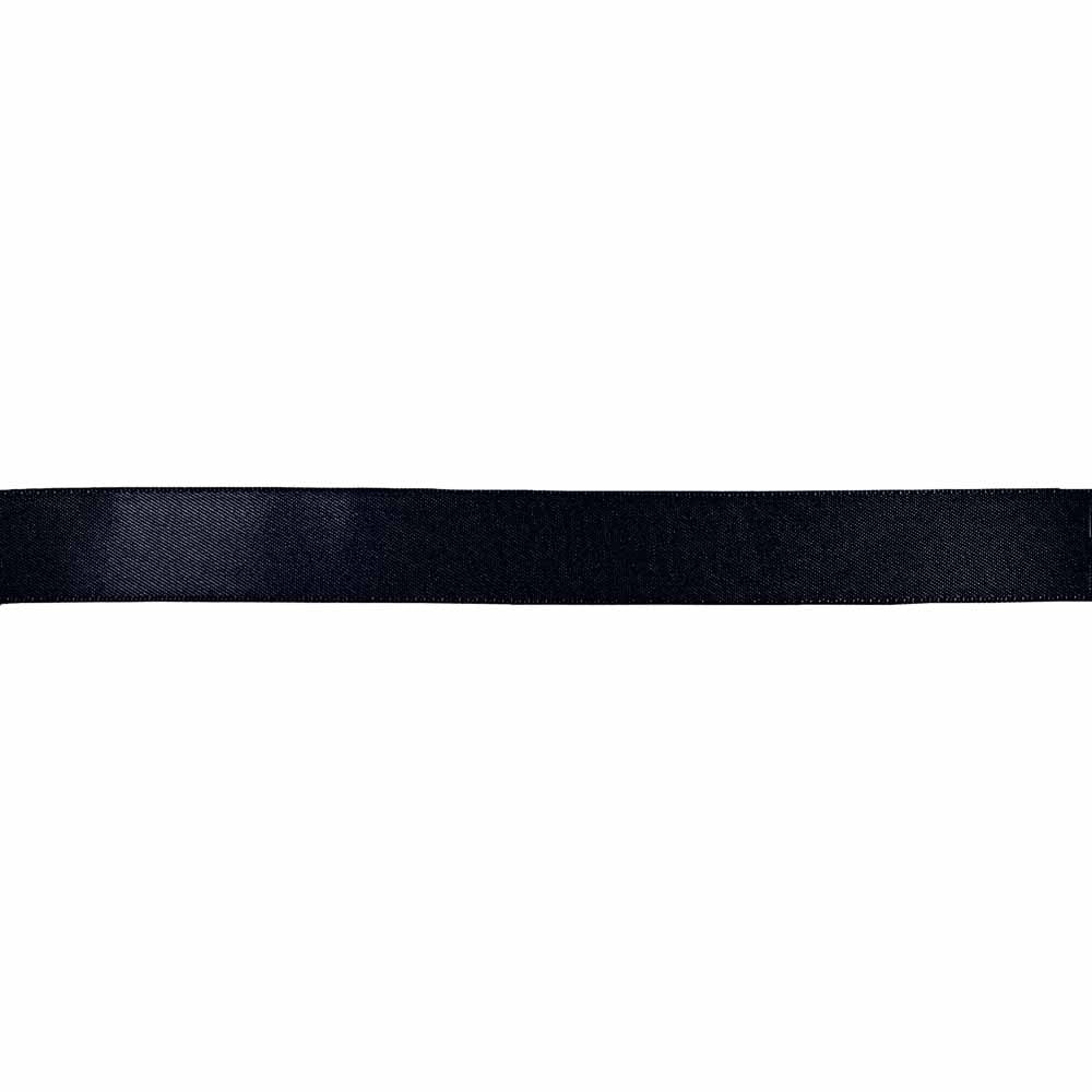 CREATIV DÉCOR Double Face Satin Ribbon 19 mm x 25m - Black - alternate view