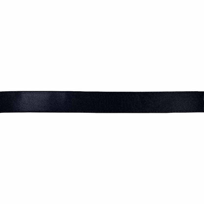 CREATIV DÉCOR Double Face Satin Ribbon 19 mm x 25m - Black - alternate view