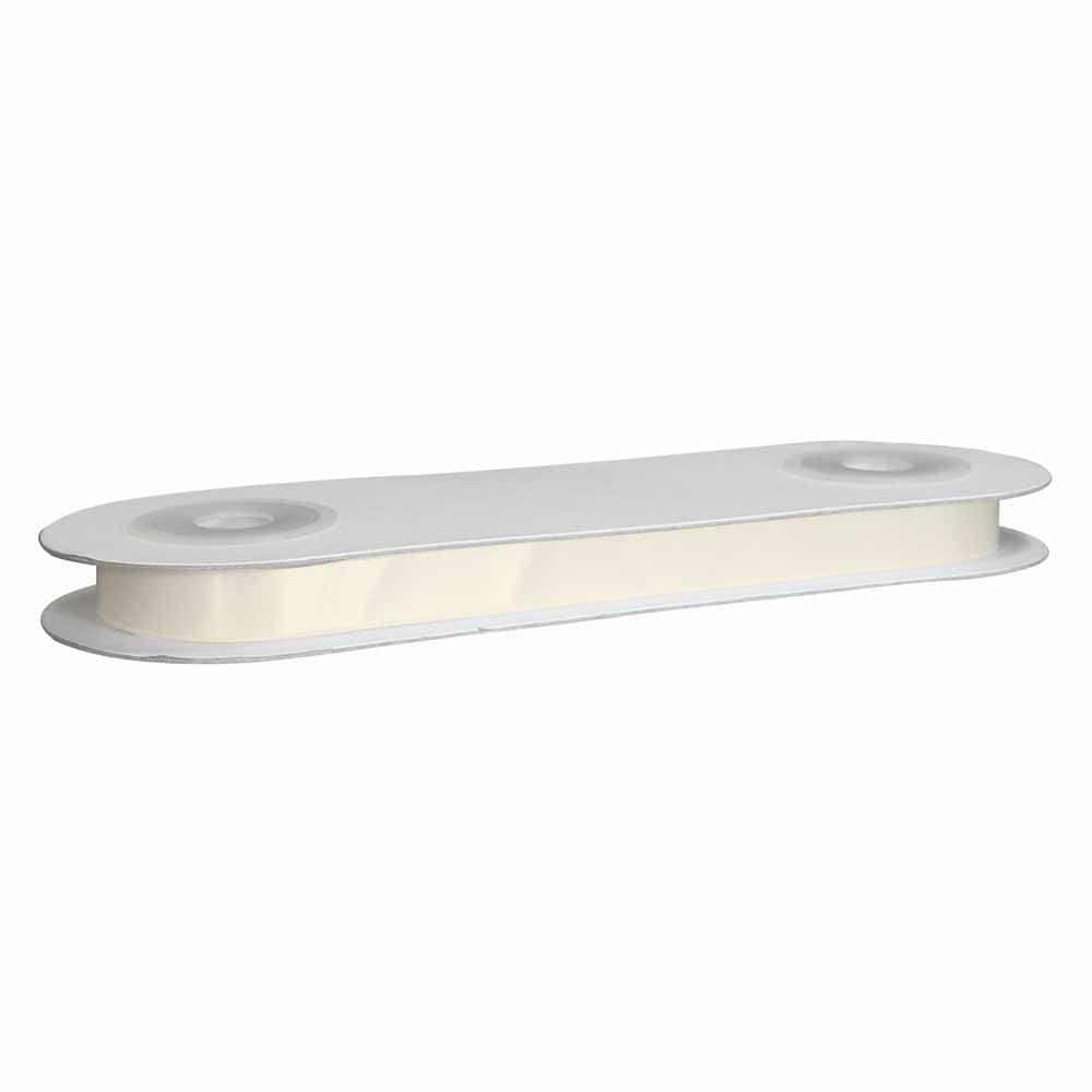 CREATIV DÉCOR Double Face Satin Ribbon 19mm x 25m - Ecru