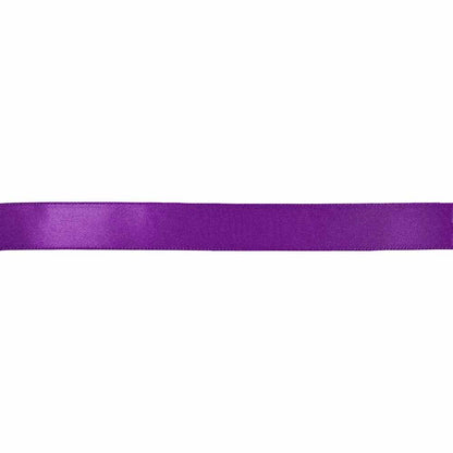 CREATIV DÉCOR Double Face Satin Ribbon 19 mm x 25m - Purple - alternate view
