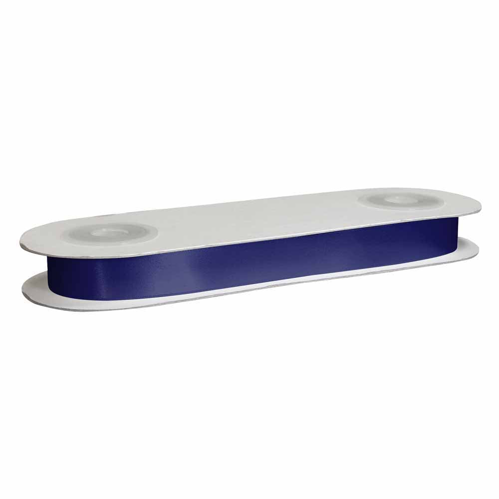 CREATIV DÉCOR Double Face Satin Ribbon 25mm x 25m - Navy