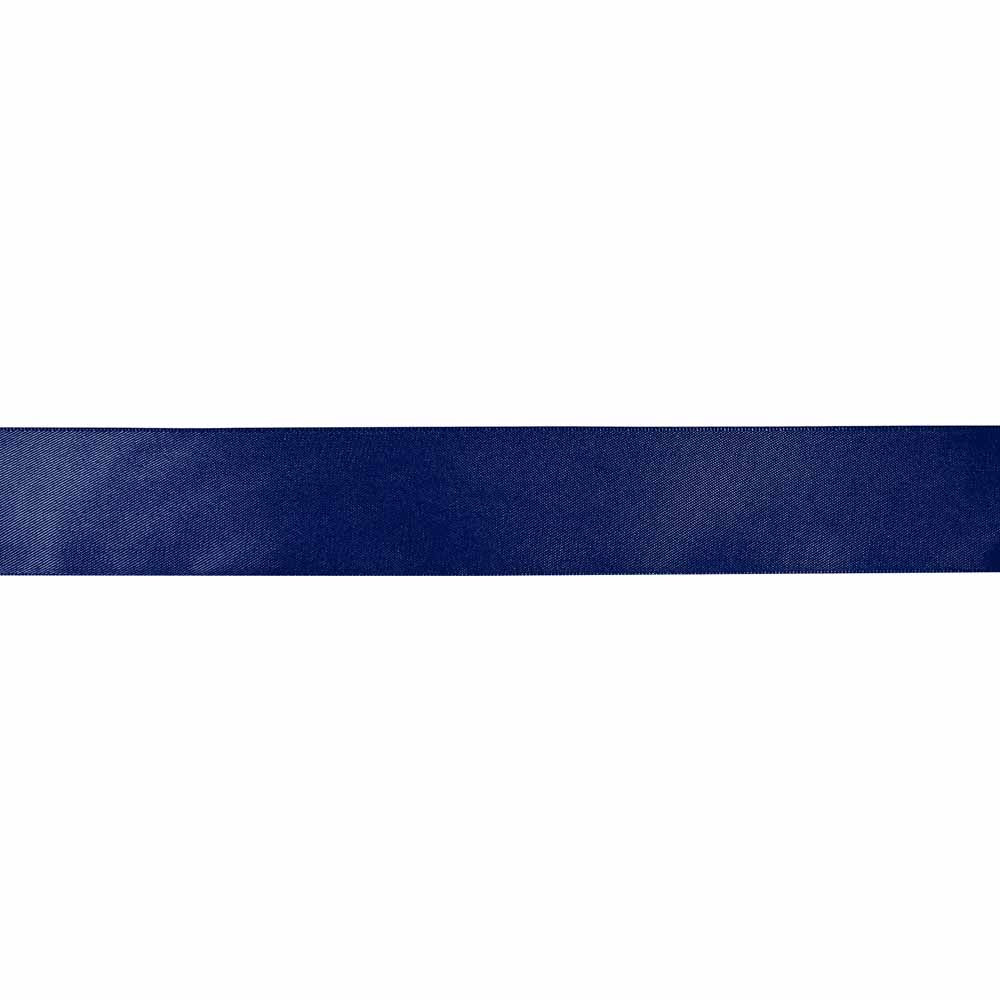 CREATIV DÉCOR Double Face Satin Ribbon 25 mm x 25m - Navy - alternate view