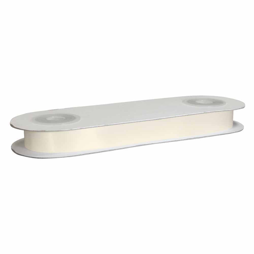 CREATIV DÉCOR Double Face Satin Ribbon 25mm x 25m - Ecru