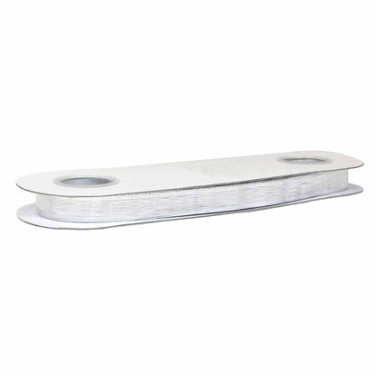 CREATIV DECOR Decorative Metallic Ribbon 18mm x 50m - Silver