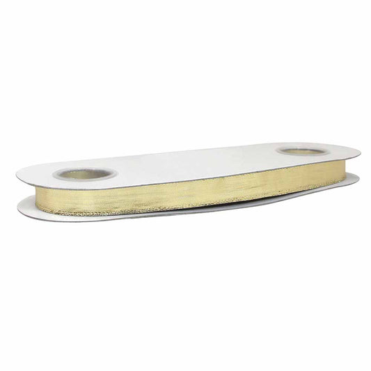 CREATIV DECOR Decorative Metallic Ribbon 18mm x 50m - Gold