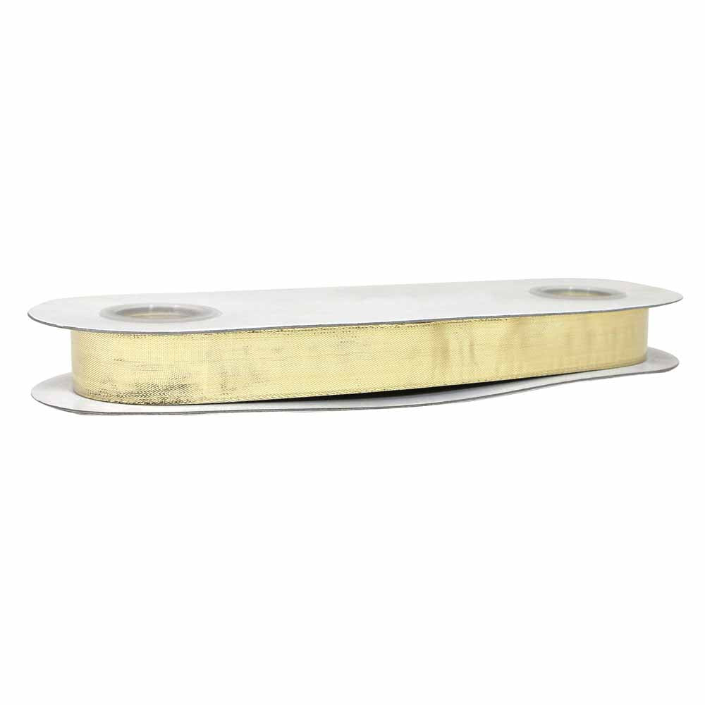 CREATIV DECOR Decorative Metallic Ribbon 25mm x 50m - Gold