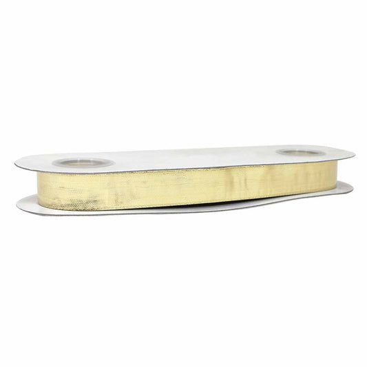 CREATIV DECOR Decorative Metallic Ribbon 25mm x 50m - Gold