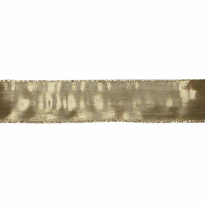 CREATIV DECOR Decorative Metallic Ribbon 25 mm x 50 m - Gold - alternate view