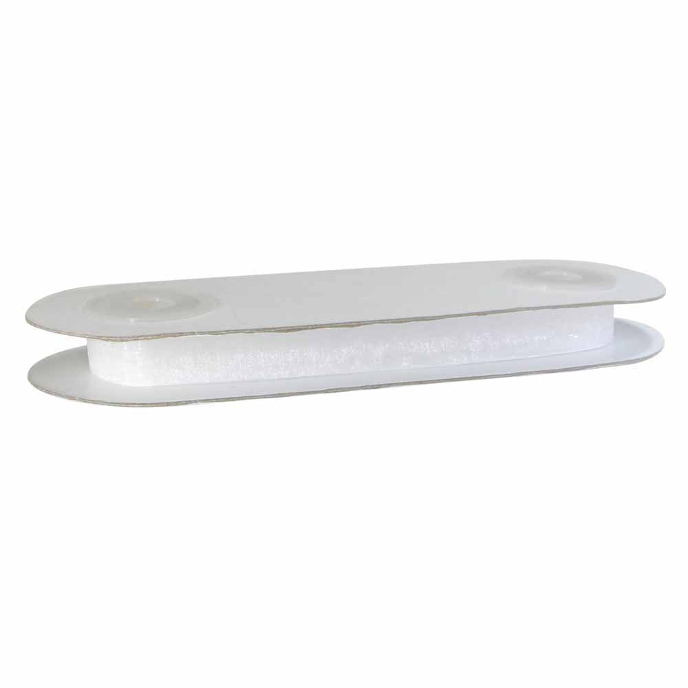 CREATIV DÉCOR Organdy Ribbon 25mm x 25m - White