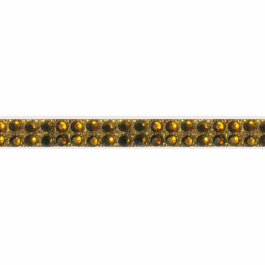 CREATIV DÉCOR Fusible Rhinestone Tape – Gold on Gold – 6mm x 10m