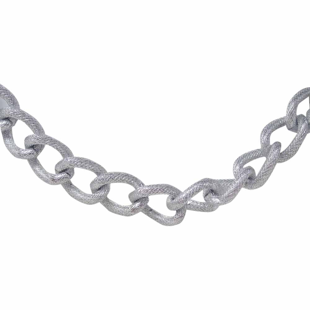 CREATIV DÉCOR Metal Chain C – Silver – 21mm x 5m
