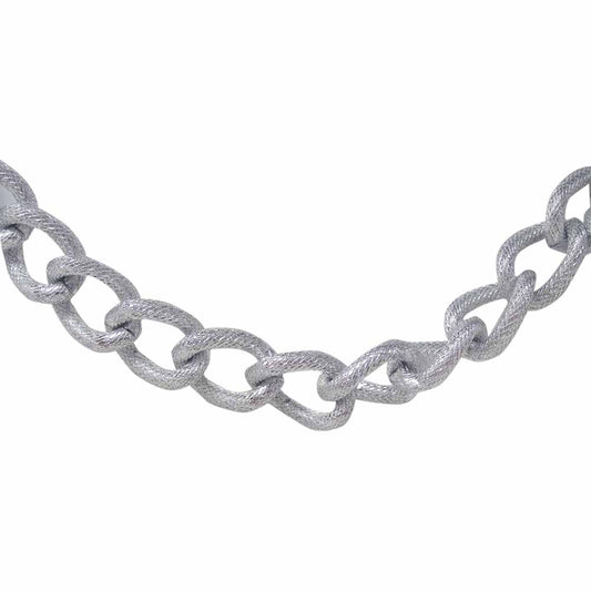 CREATIV DÉCOR Metal Chain C – Silver – 21mm x 5m