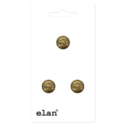ELAN Shank Button 18 mm (3/4 in) 3 Count