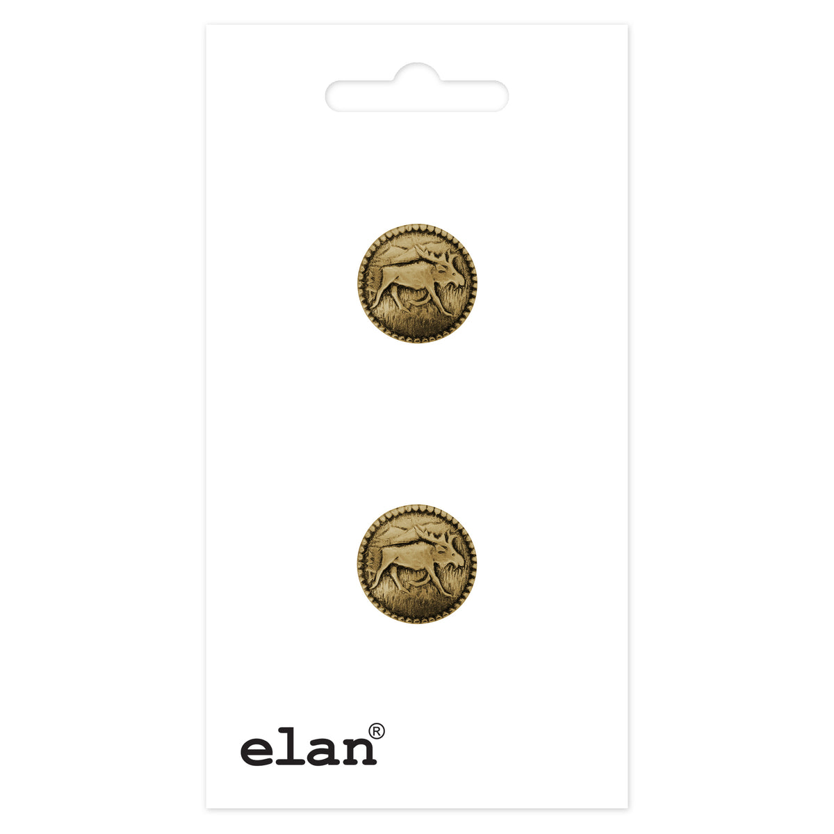 ELAN Shank Button 23 mm (7/8 in) 2 Count