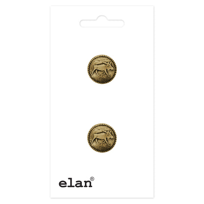 ELAN Shank Button 23 mm (7/8 in) 2 Count