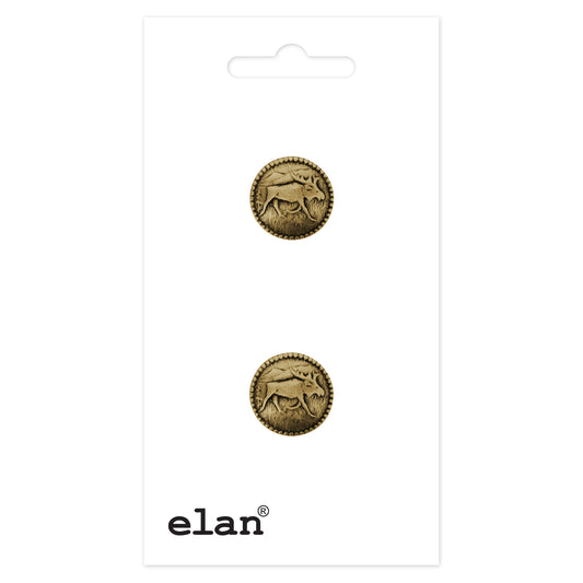 ELAN Shank Button 23 mm (7/8 in) 2 Count