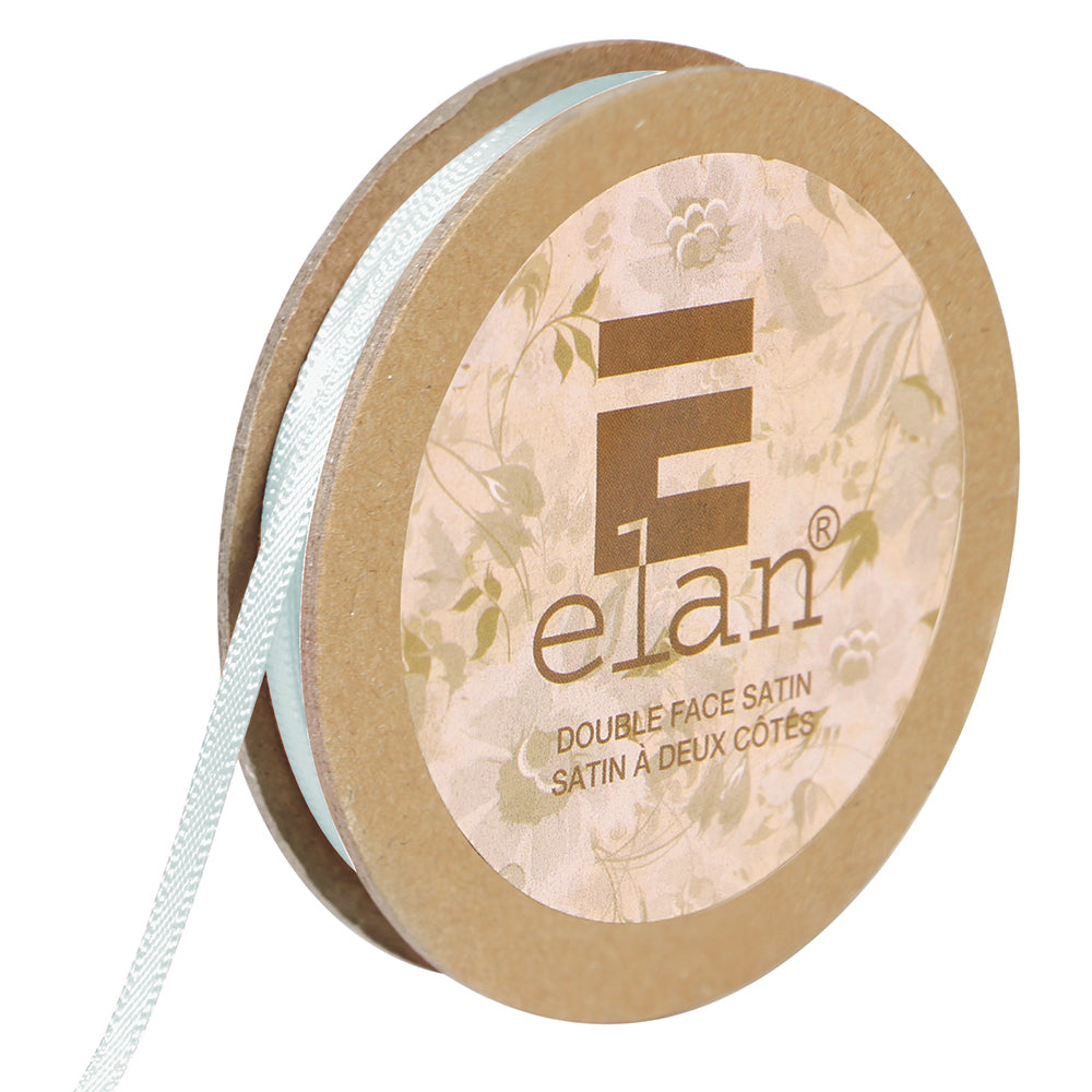 ELAN Double Face Satin Ribbon 3mm x 5m - Sky Blue