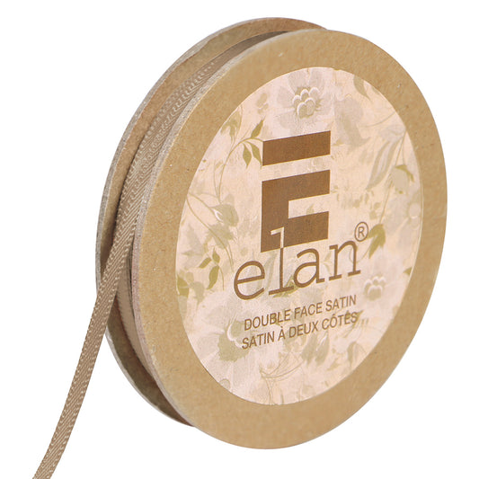 ELAN Double Face Satin Ribbon 3mm x 5m - Beige