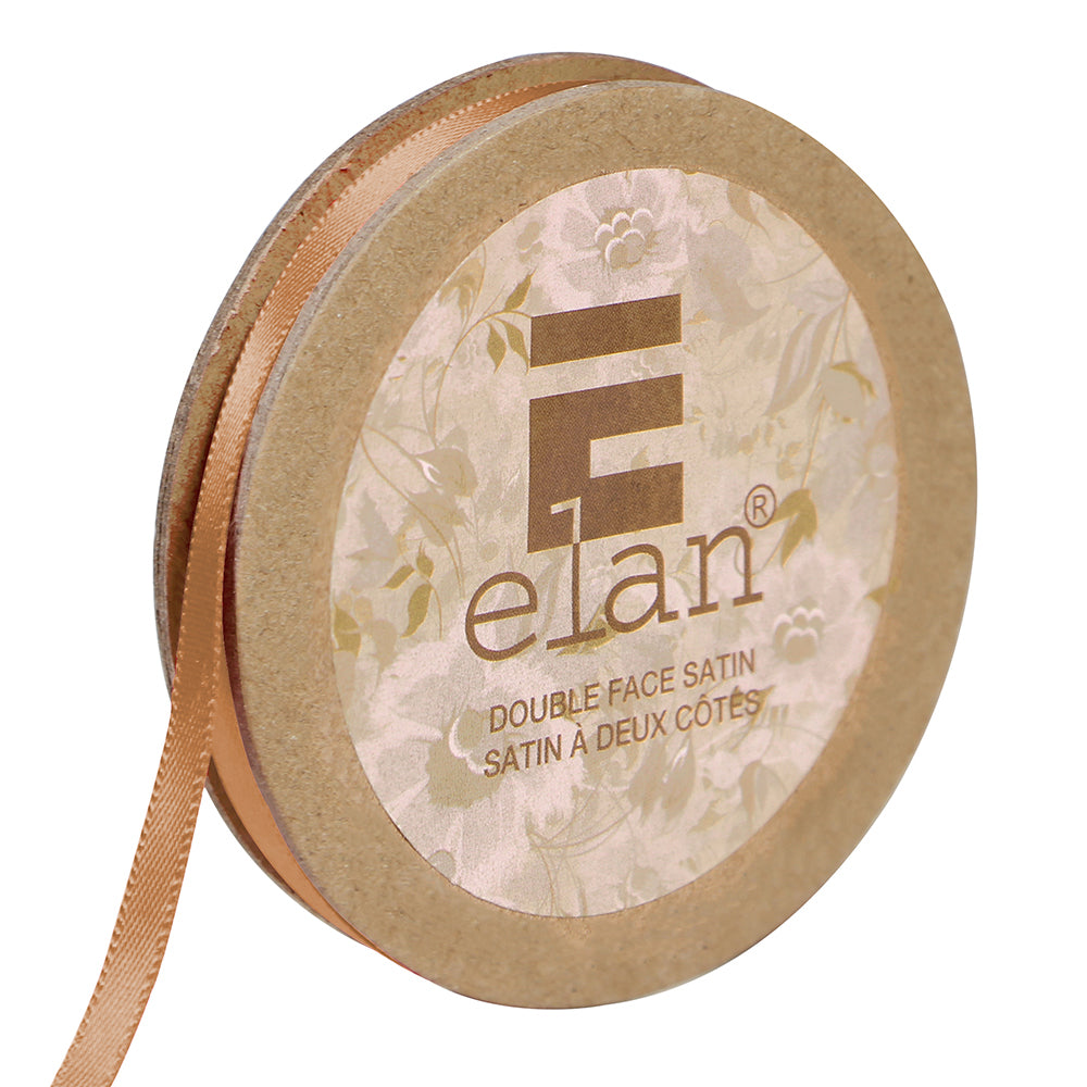 ELAN Double Face Satin Ribbon 6mm x 5m - Copper