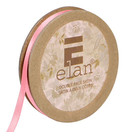 ELAN Double Face Satin Ribbon – 6 mm × 5 m – Pink