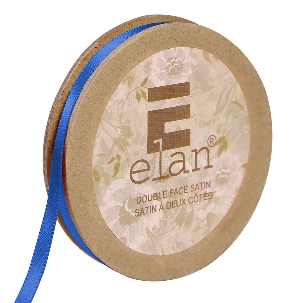 ELAN Double Face Satin Ribbon – 6 mm × 5 m – Royal Blue