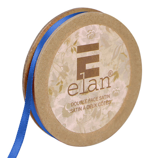 ELAN Double Face Satin Ribbon – 6 mm × 5 m – Royal Blue
