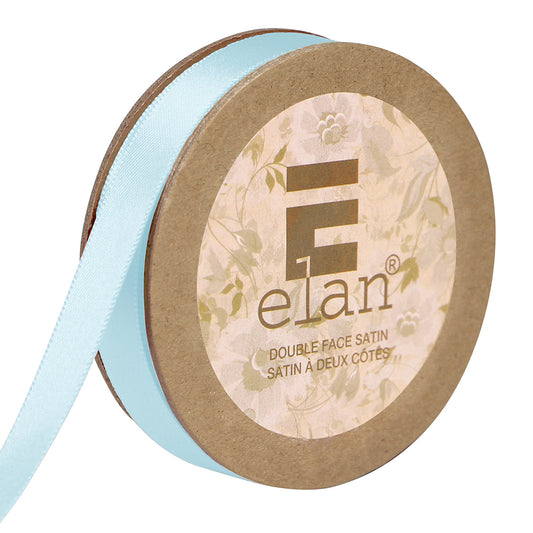 ELAN Double Face Satin Ribbon – 9 mm × 5 m – Sky Blue