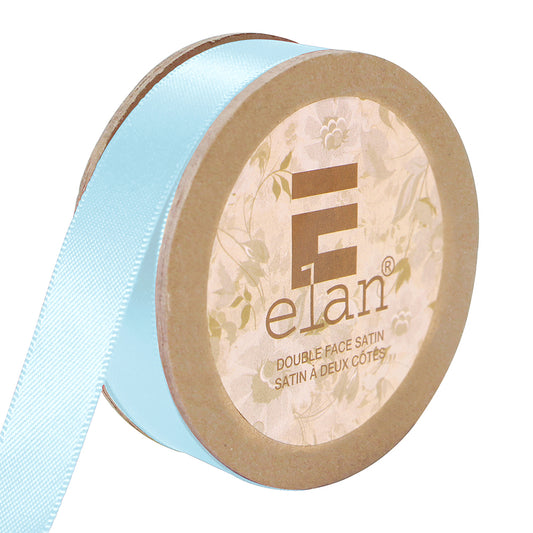 ELAN Double Face Satin Ribbon – 12 mm × 5 m – Sky Blue