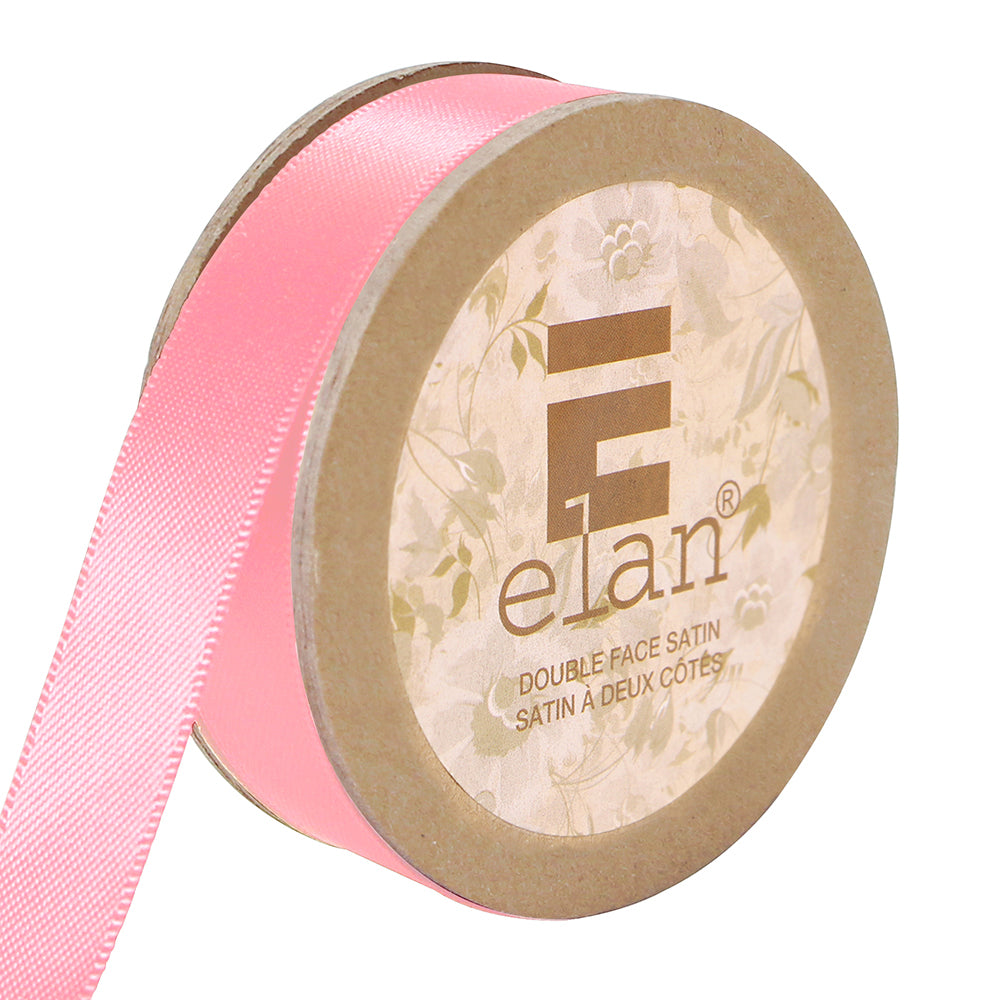ELAN Double Face Satin Ribbon – 12 mm × 5 m – Pink