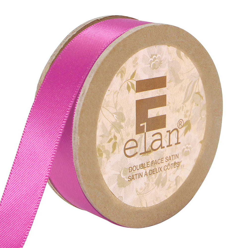 ELAN Double Face Satin Ribbon – 12 mm × 5 m – American Beauty