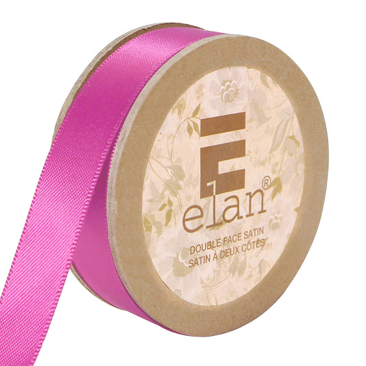 ELAN Double Face Satin Ribbon – 12 mm × 5 m – American Beauty