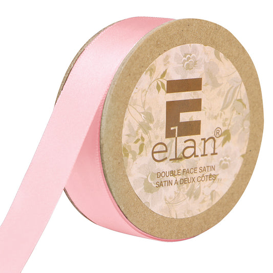 ELAN Double Face Satin Ribbon – 18 mm × 5 m – Baby Pink