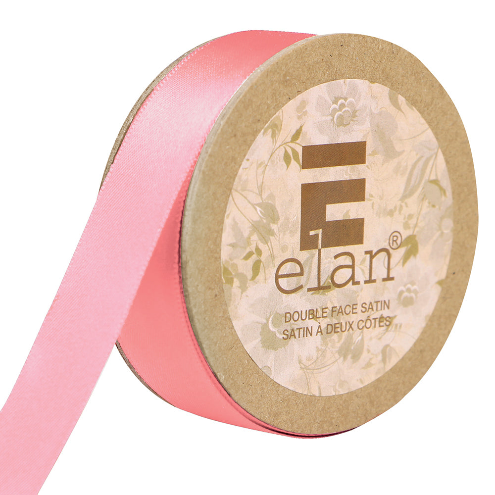 ELAN Double Face Satin Ribbon – 18 mm × 5 m – Pink