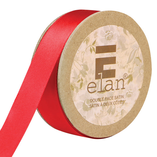 ELAN Double Face Satin Ribbon – 18 mm × 5 m – Red