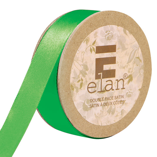 ELAN Double Face Satin Ribbon – 18 mm × 5 m – Emerald