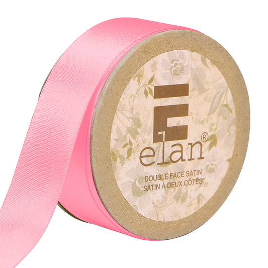 ELAN Double Face Satin Ribbon – 25 mm × 5 m – Pink