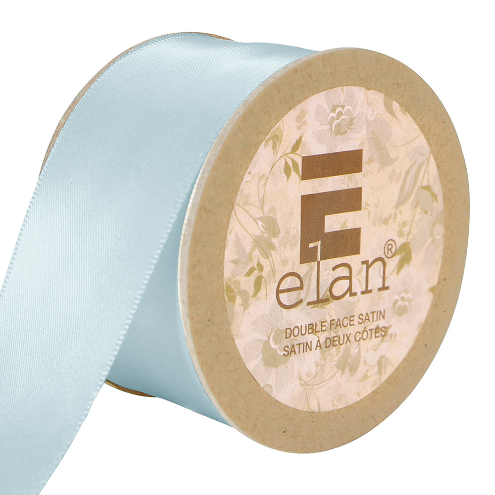 ELAN Double Face Satin Ribbon – 36 mm × 5 m – Sky Blue
