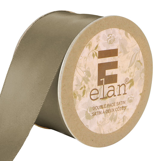 ELAN Double Face Satin Ribbon – 36 mm × 5 m – Beige