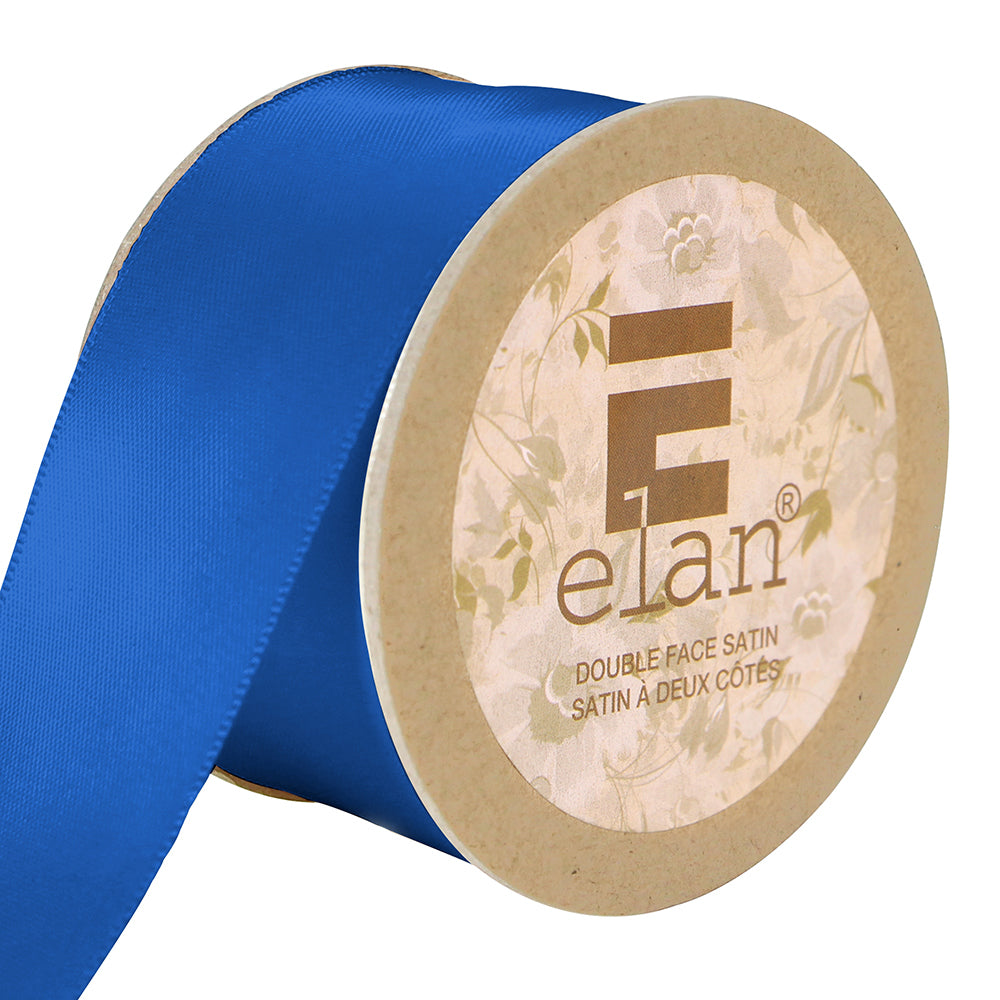 ELAN Double Face Satin Ribbon – 36 mm × 5 m – Royal Blue