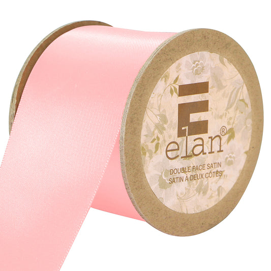 ELAN Double Face Satin Ribbon – 50 mm × 3.5 m – Baby Pink
