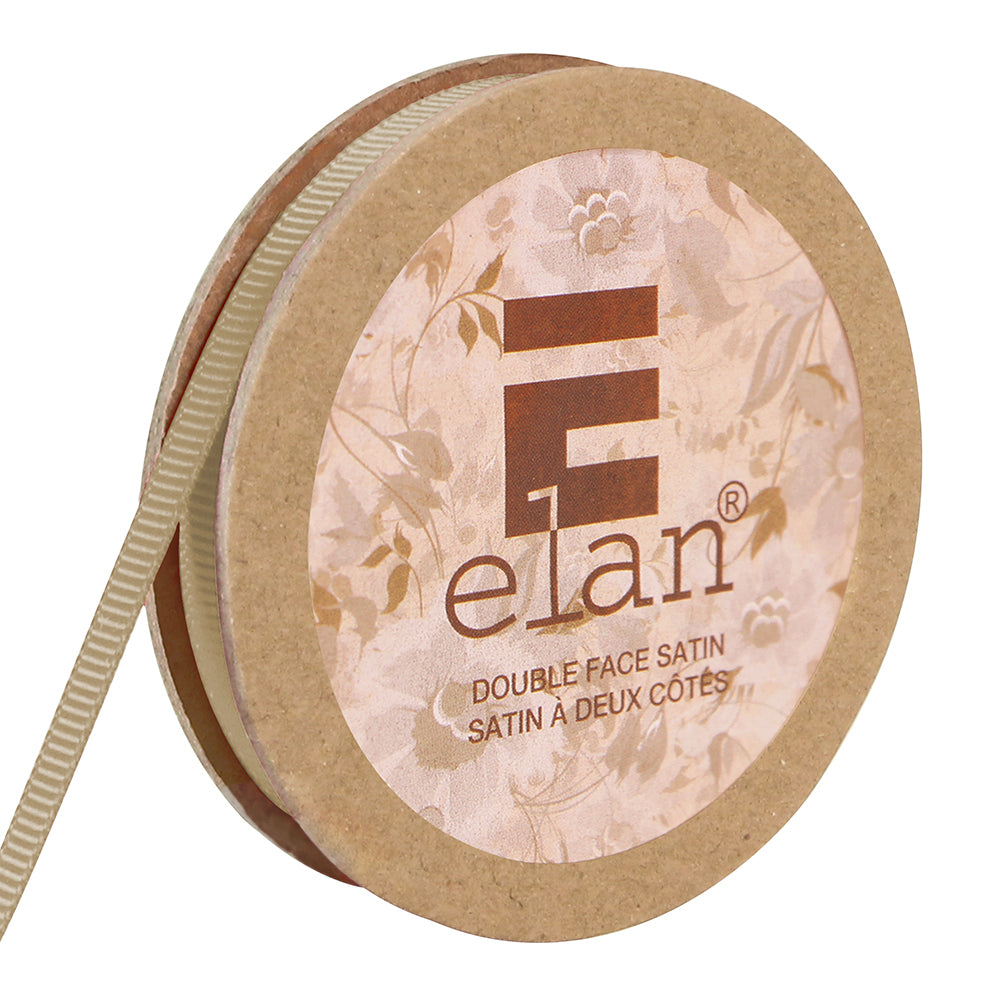 ELAN Grosgrain Ribbon – 6 mm × 5 m – Beige