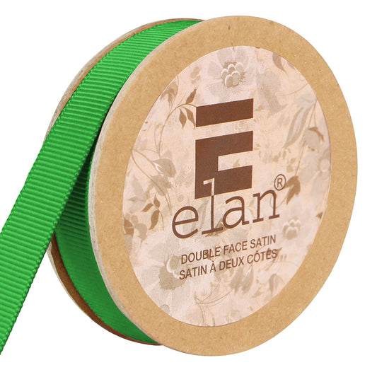 ELAN Grosgrain Ribbon – 12 mm × 5 m – Green