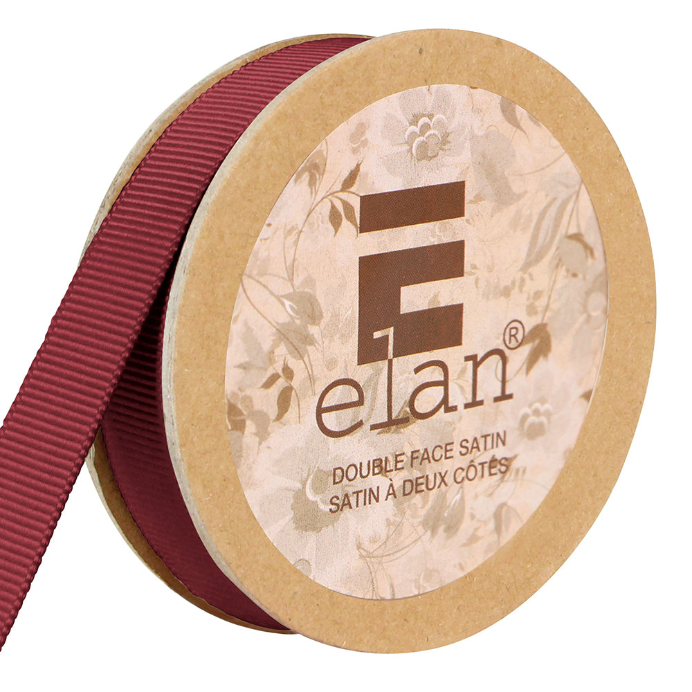 ELAN Grosgrain Ribbon – 12 mm × 5 m – Wine