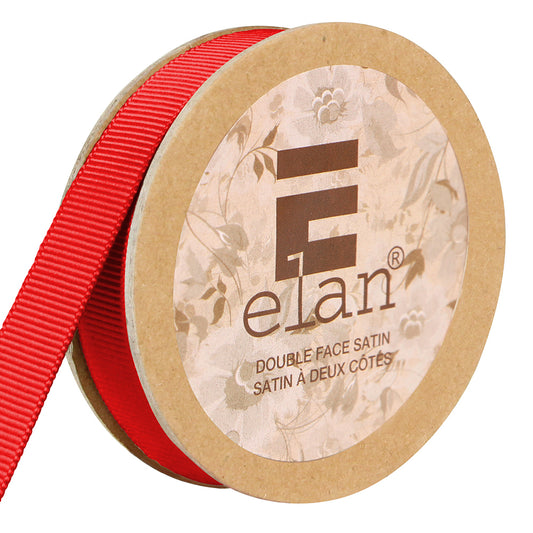 ELAN Grosgrain Ribbon – 12 mm × 5 m – Red