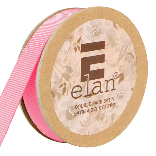 ELAN Grosgrain Ribbon – 12 mm × 5 m – Bright Pink